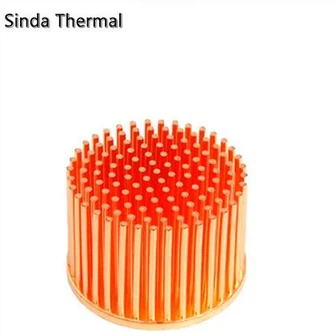 কপার কোল্ড ফরজিং নলাকার হিট সিঙ্ক