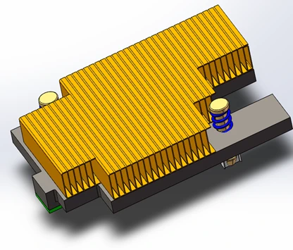 micro stamping fin heatsink micro stamping fin heatsink