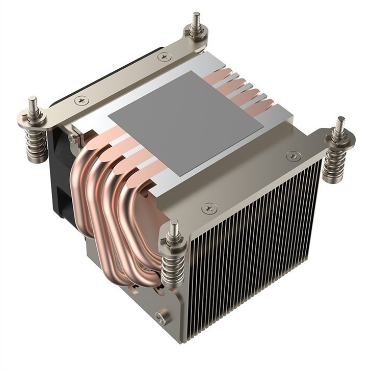 Aluminum Fin Heat Pipe CPU Radiator